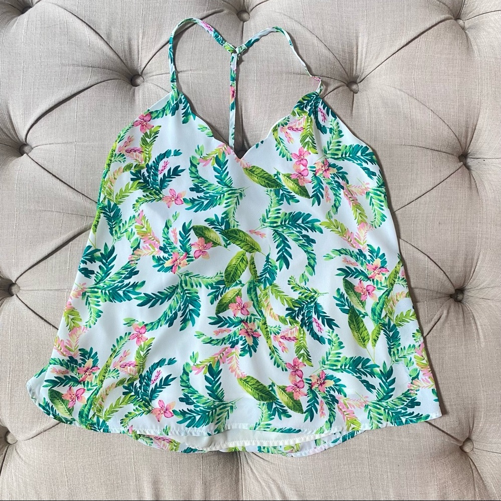 Nine Britton Floral Tank Top